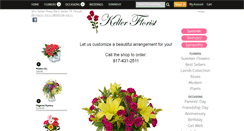 Desktop Screenshot of kellerflorist.com